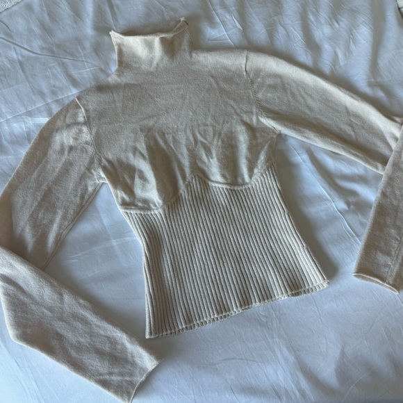 Zara Tops - Zara corset turtle neck sweater
